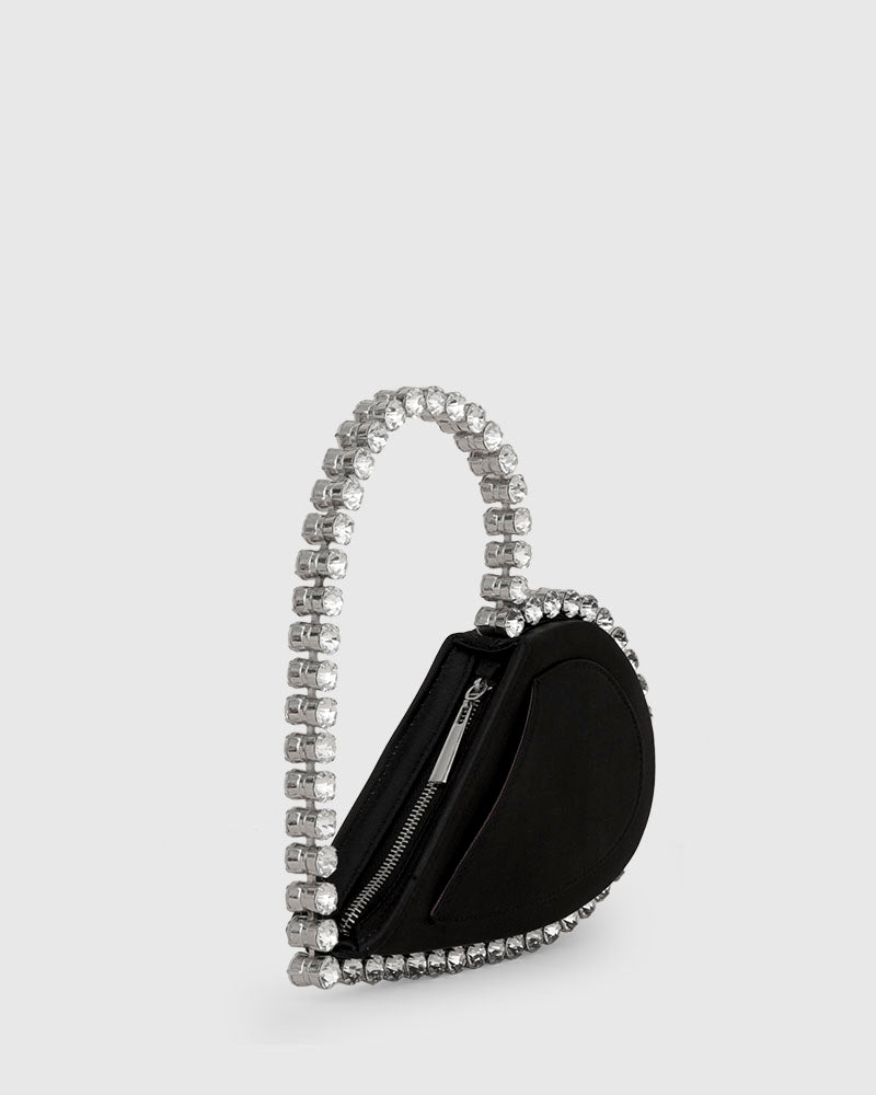 L'alingi London Black Love Luxury Clutch