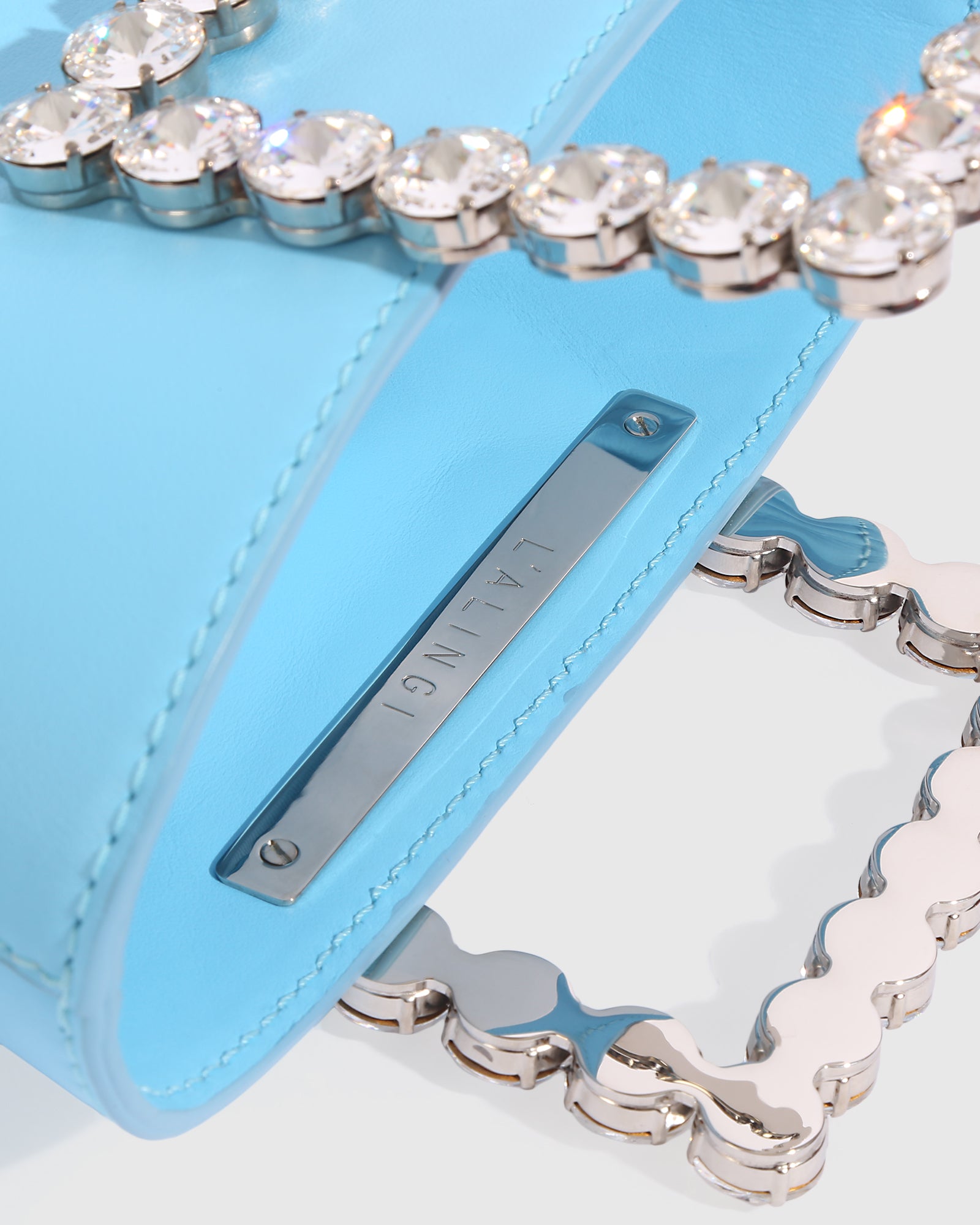 Blue Roma Bucket Bag
