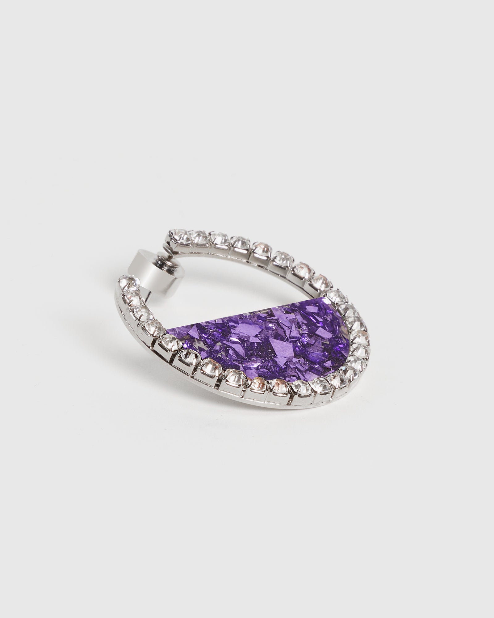 Purple Eternity Earrings