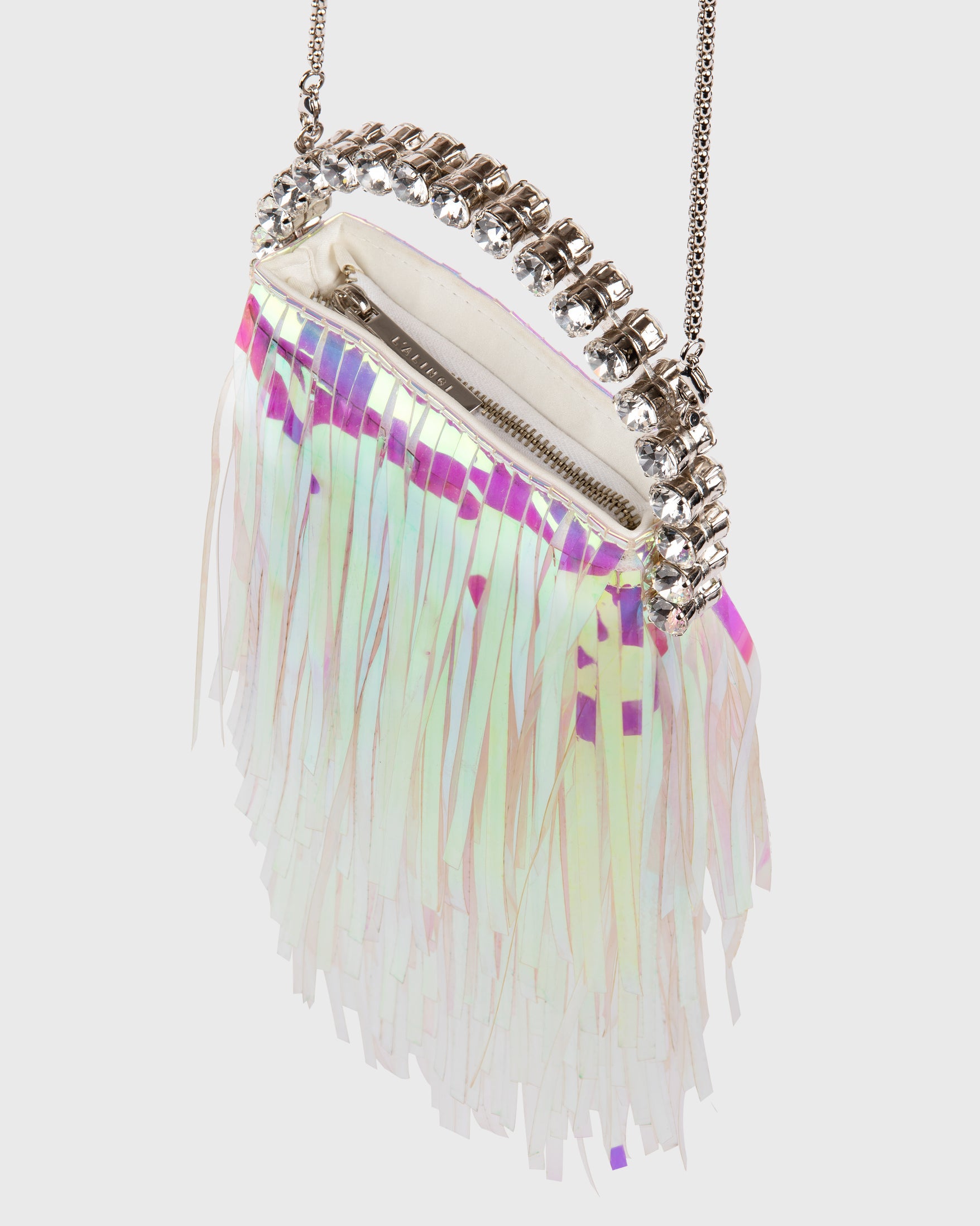 Iridescent Micro Fringe Eternity