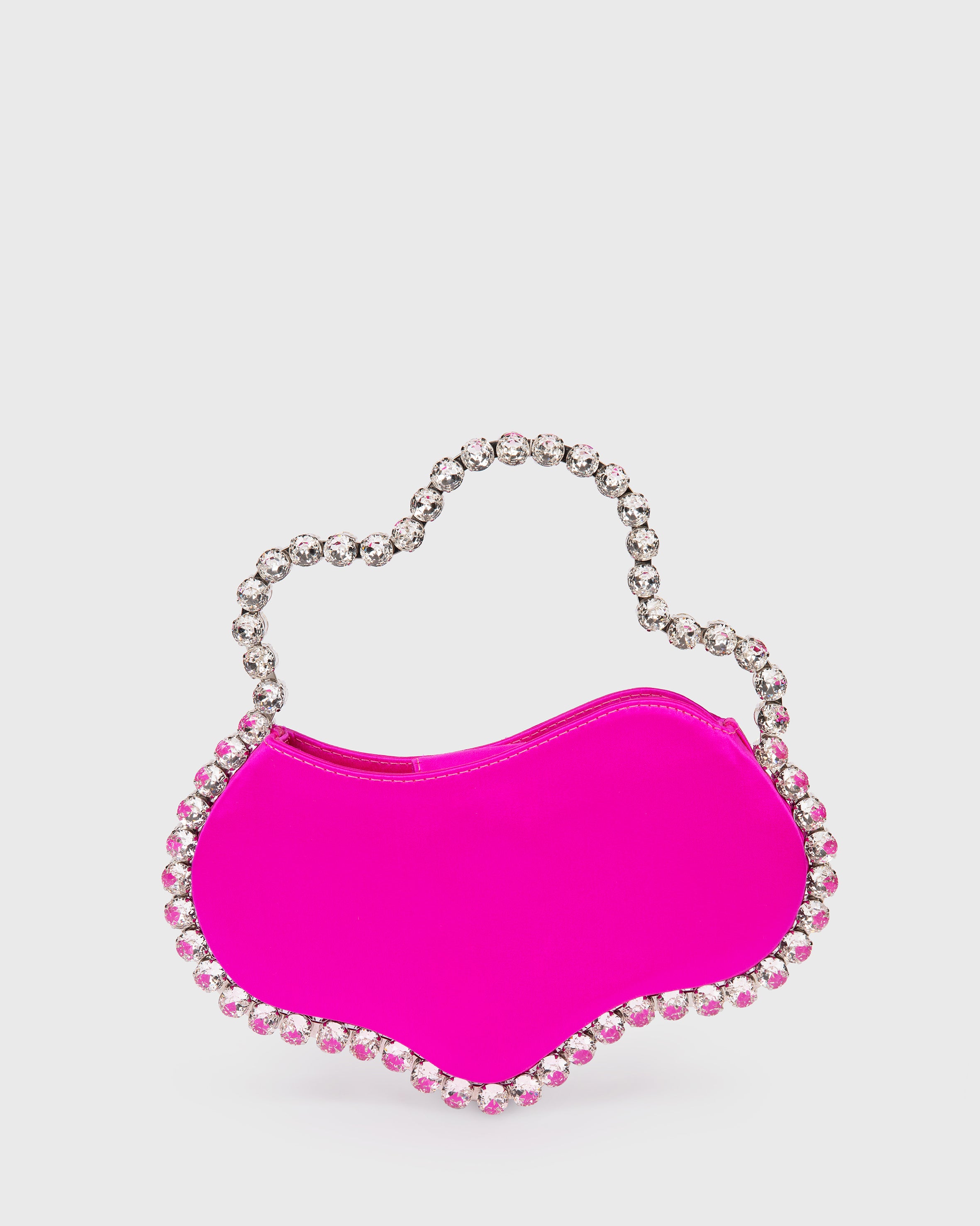 Hot Pink Wavy Eternity Clutch