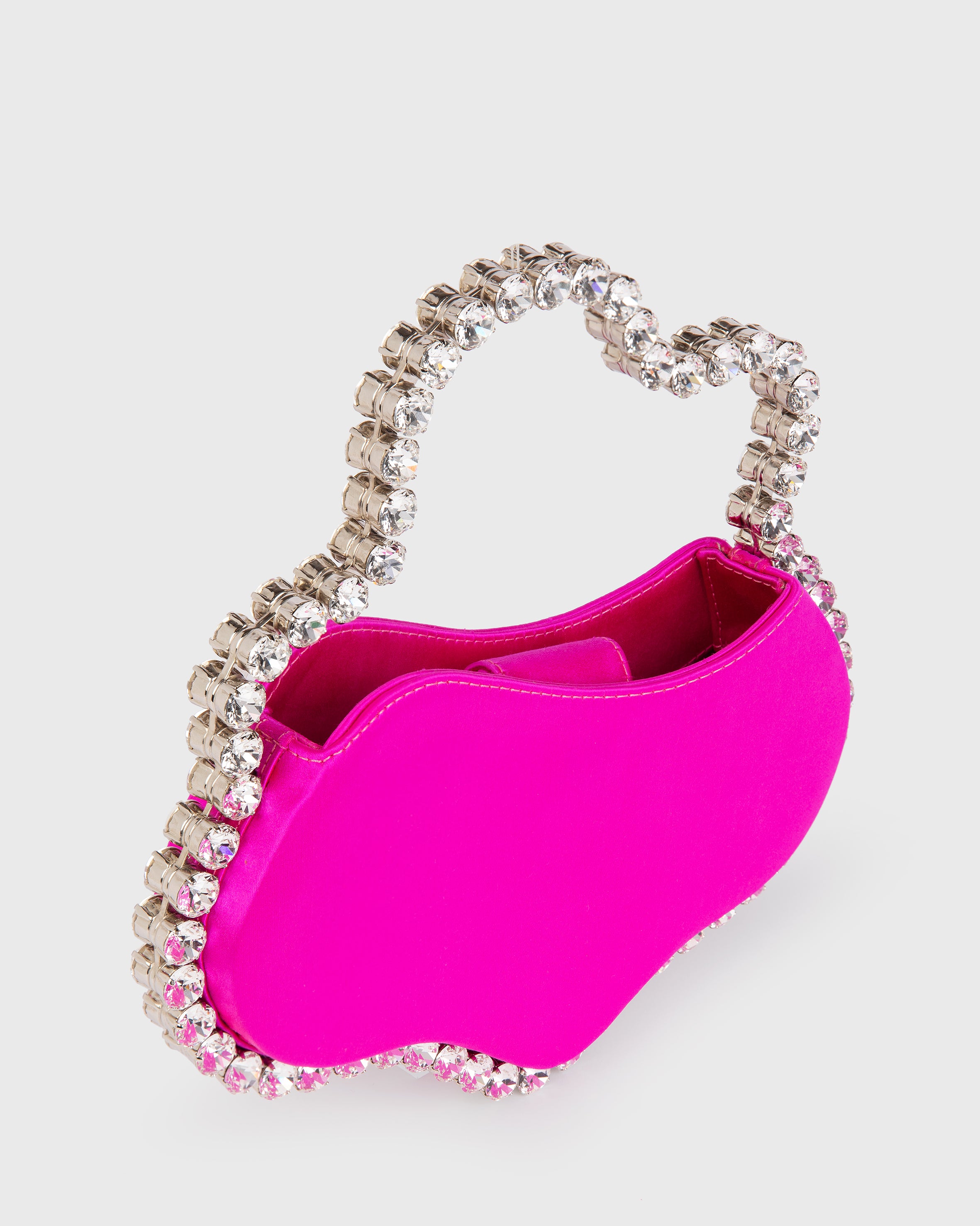 Hot Pink Wavy Eternity Clutch