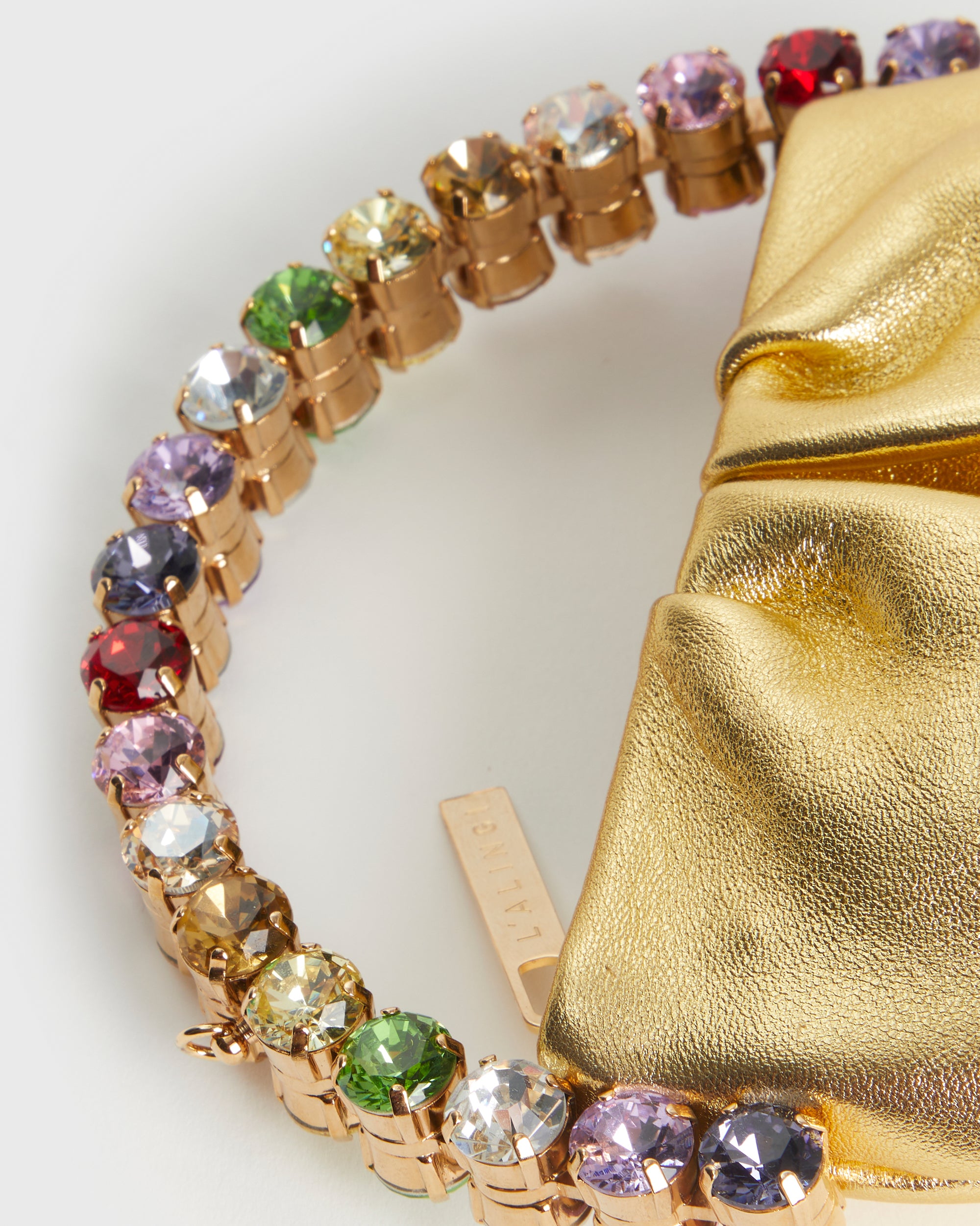 Gold Rainbow Micro Eternity Clutch