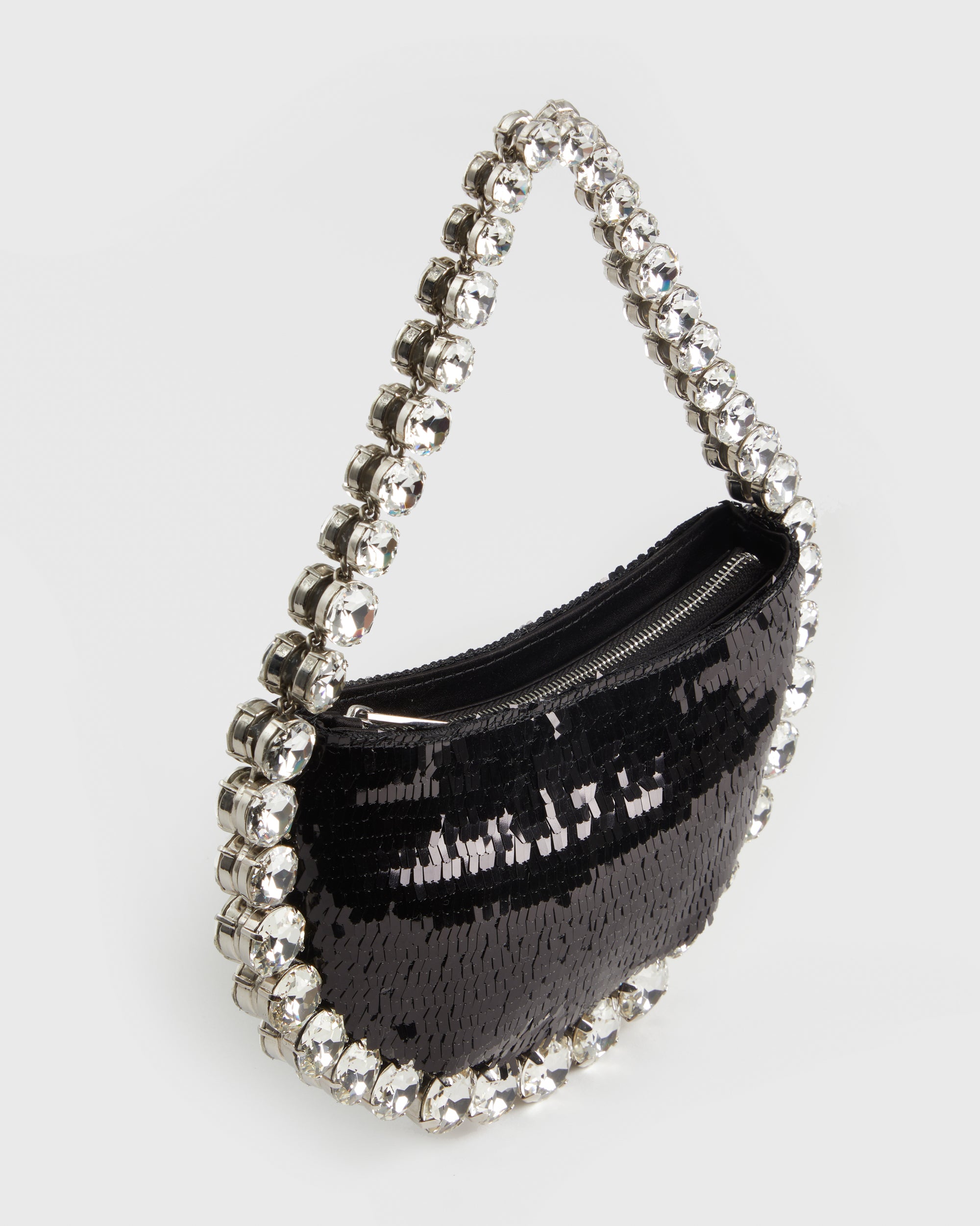 Black Sequins Pendant Eternity