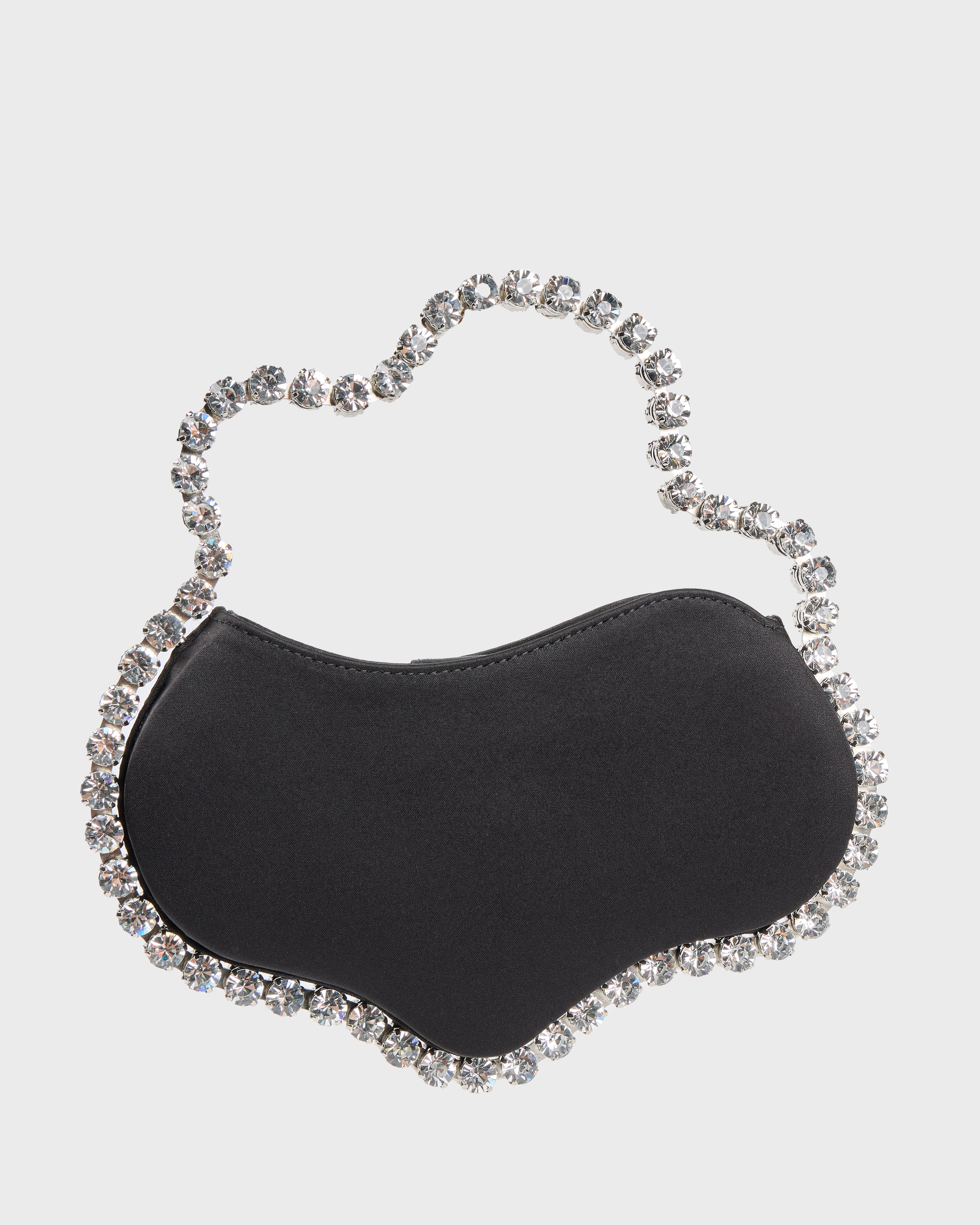 Black Wavy Eternity Clutch