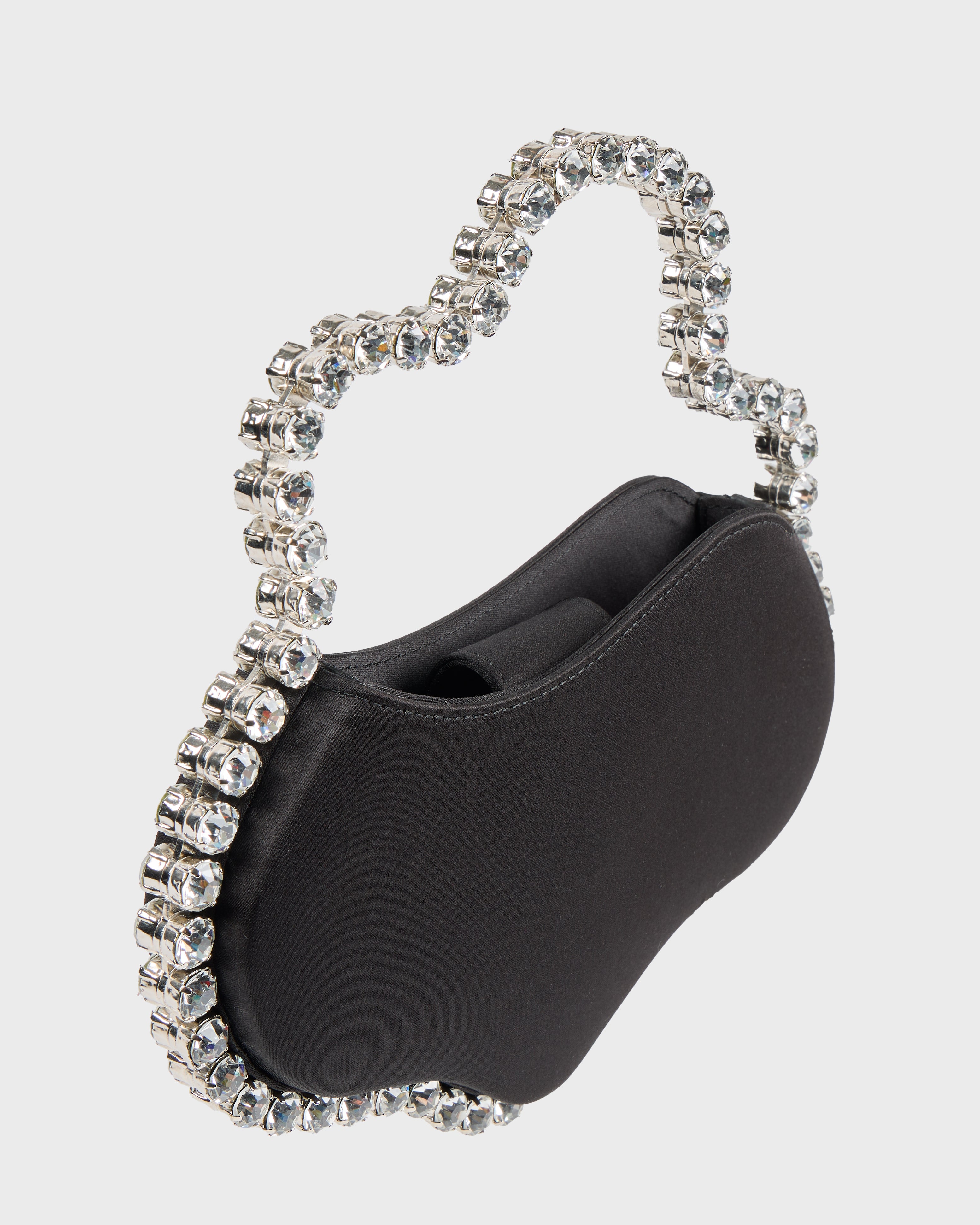Black Wavy Eternity Clutch