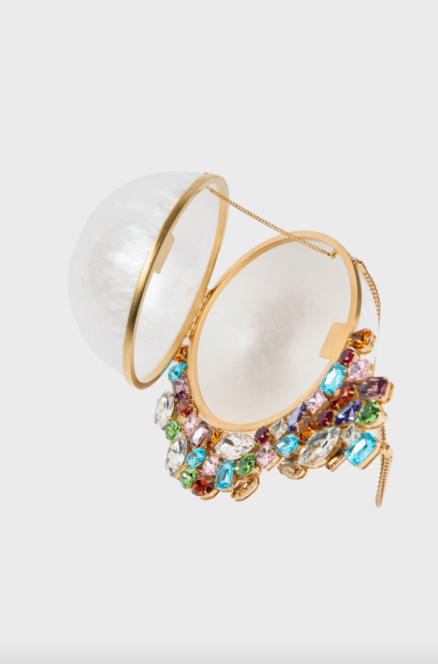 Rainbow Pearl Clutch