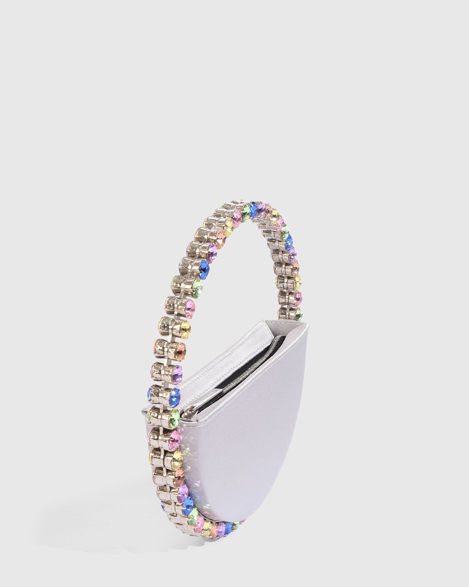 Silver Pastel Eternity Clutch