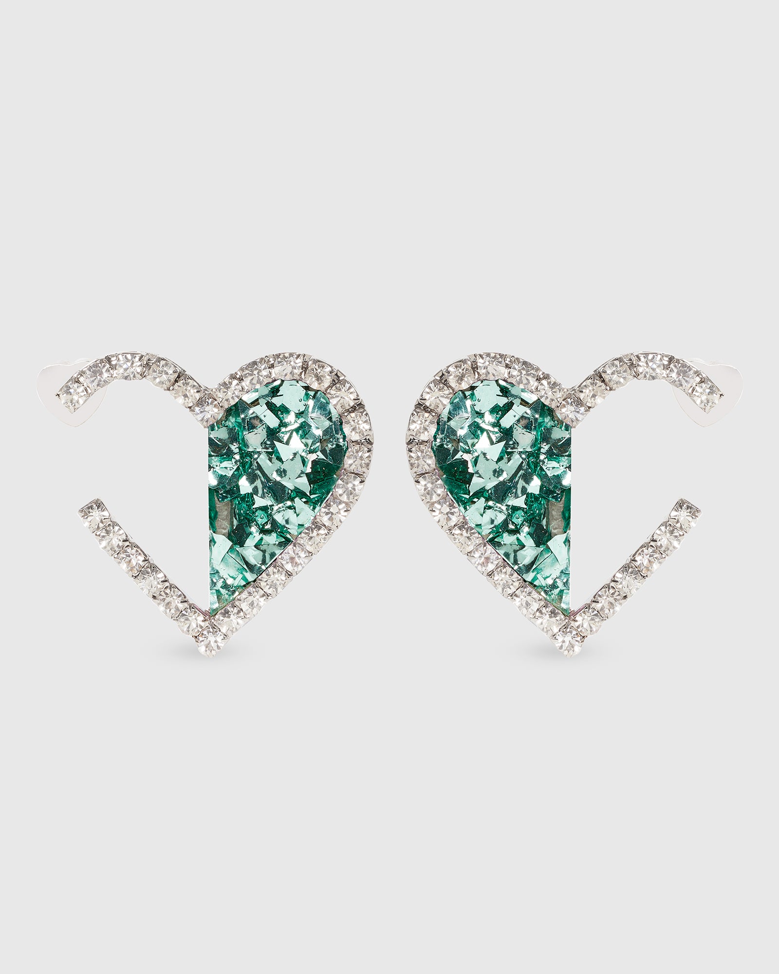 Mint Love Earrings
