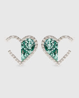 Mint Love Earrings