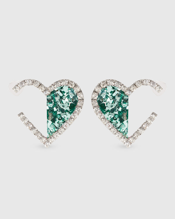 Mint Love Earrings