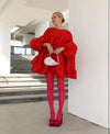 Blair Eadie with PINK LOVE CLUTCH