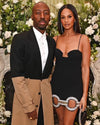 Alesha Dixon with BLACK ETERNITY CLUTCH