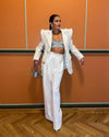 Nina Sandbech with Clear Meleni Bag