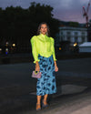 Maya Williams with Neon Yellow Noora Bag