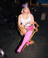 Nicki Minaj with the Hot Pink Eternity Clutch