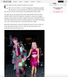 Fuchsia Micro Eternity Clutch on Harper's Bazaar