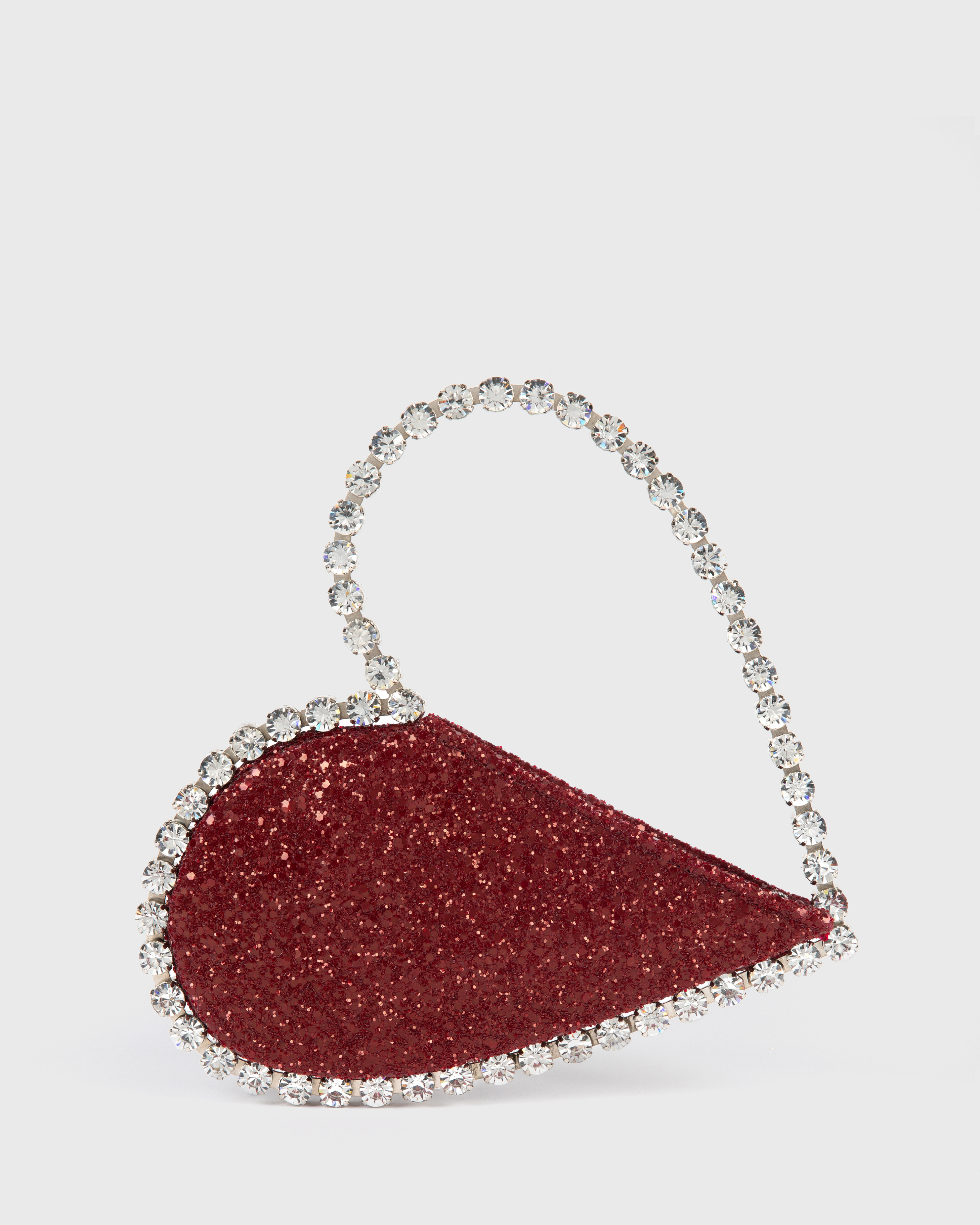 Wine Glitter Love Clutch