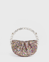 Rainbow Glitter Micro Eternity Clutch