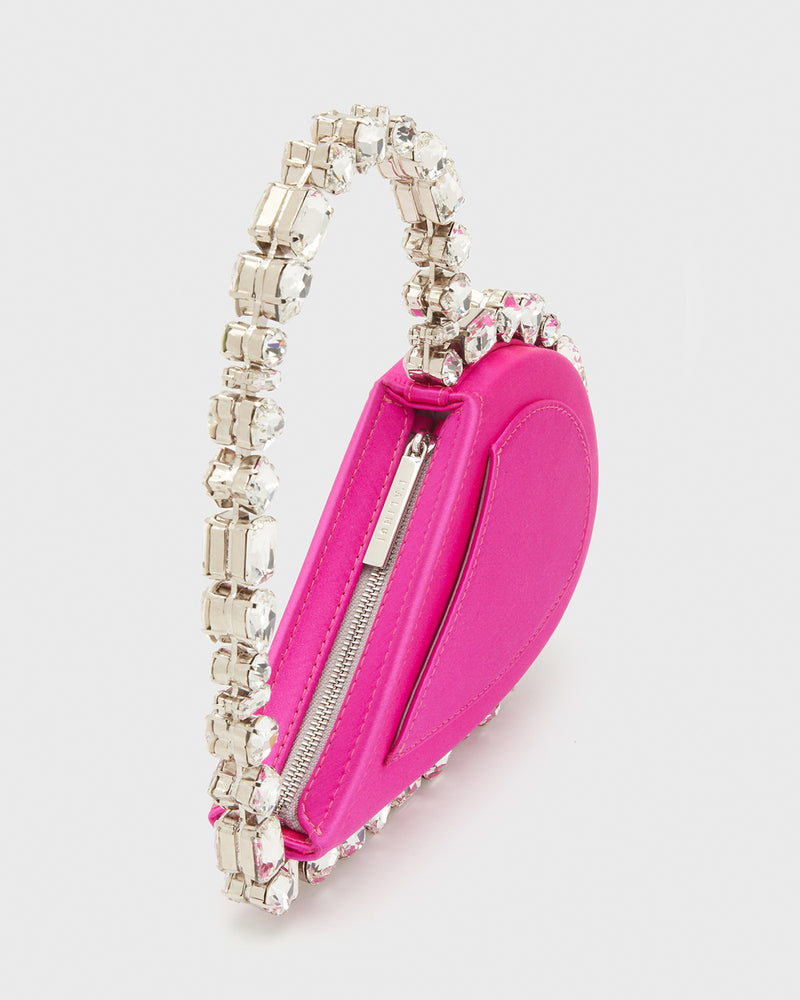 Hot Pink Taliya Love Clutch