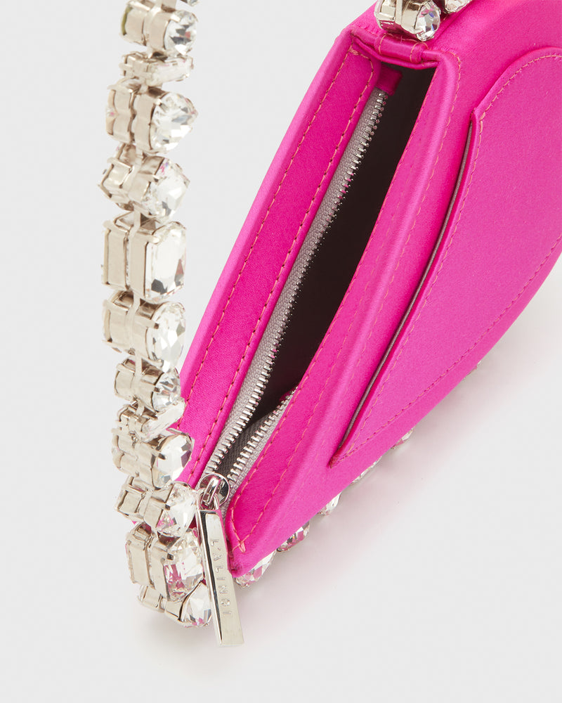 Hot Pink Taliya Love Clutch