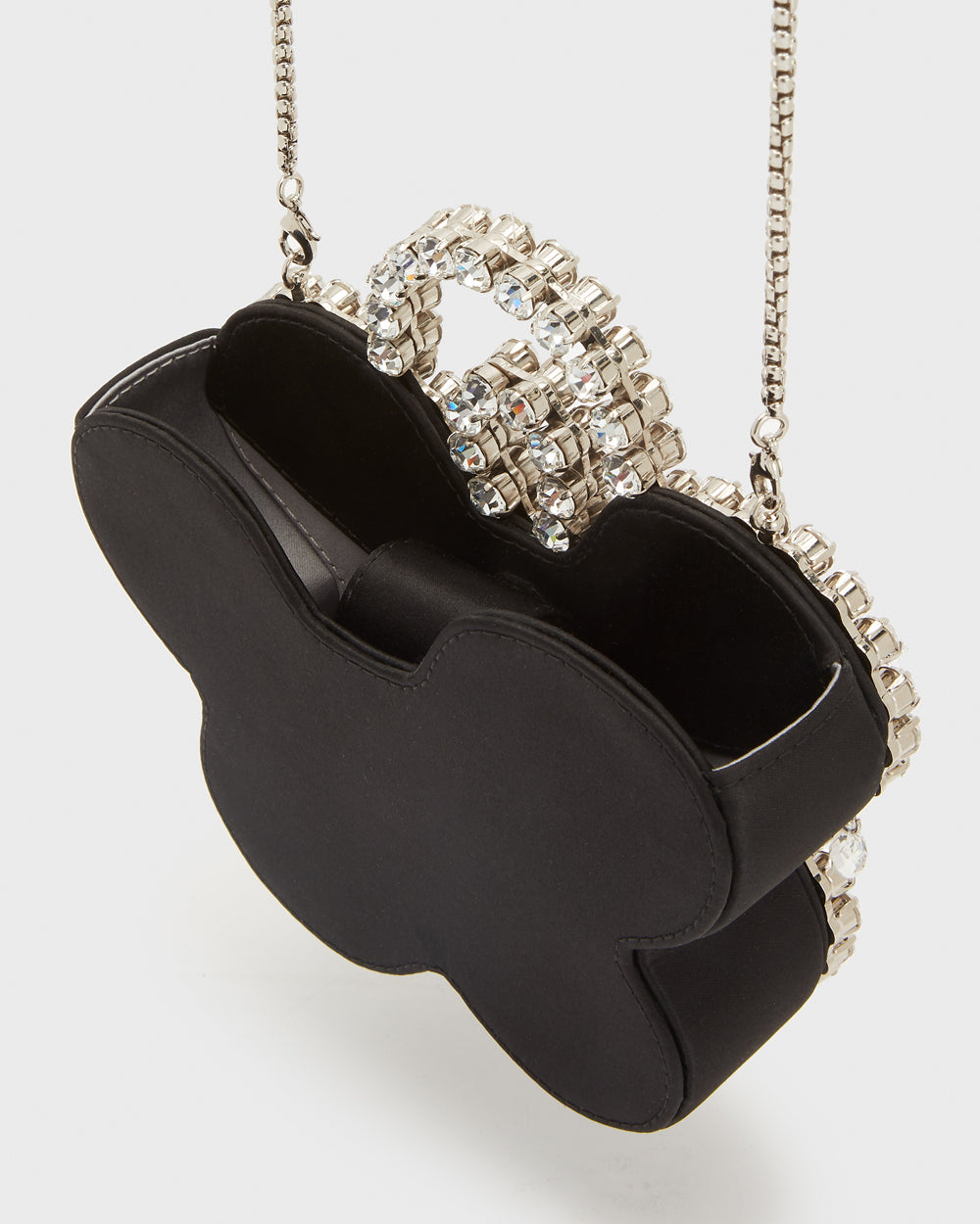 Black Mini Flower Clutch