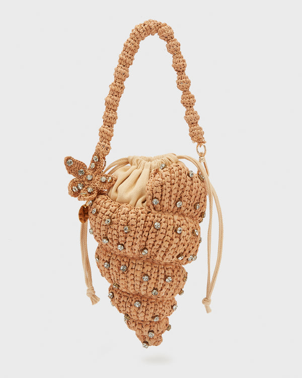 Raffia Seashell Bag