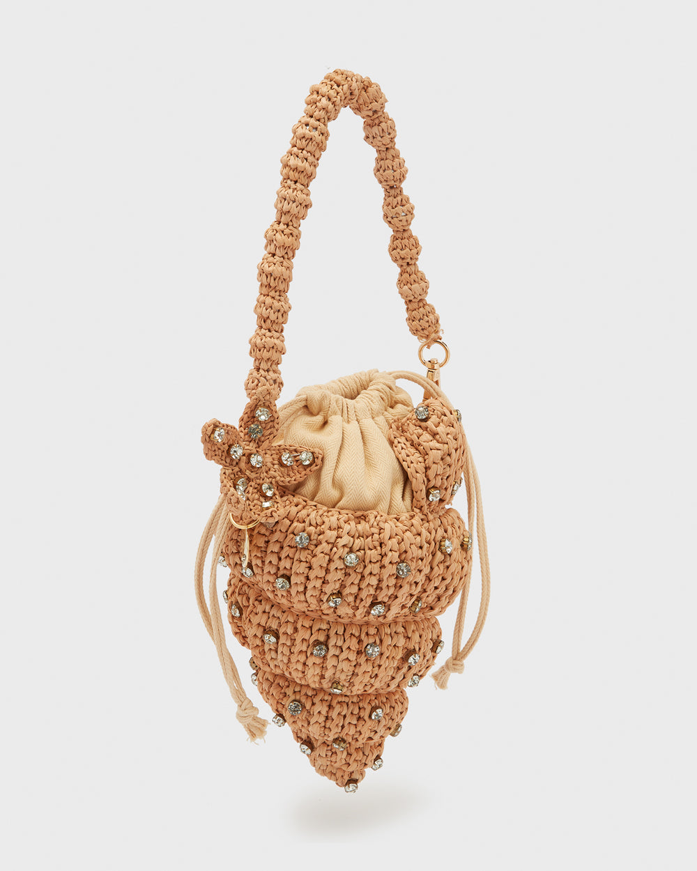 Raffia Seashell Bag