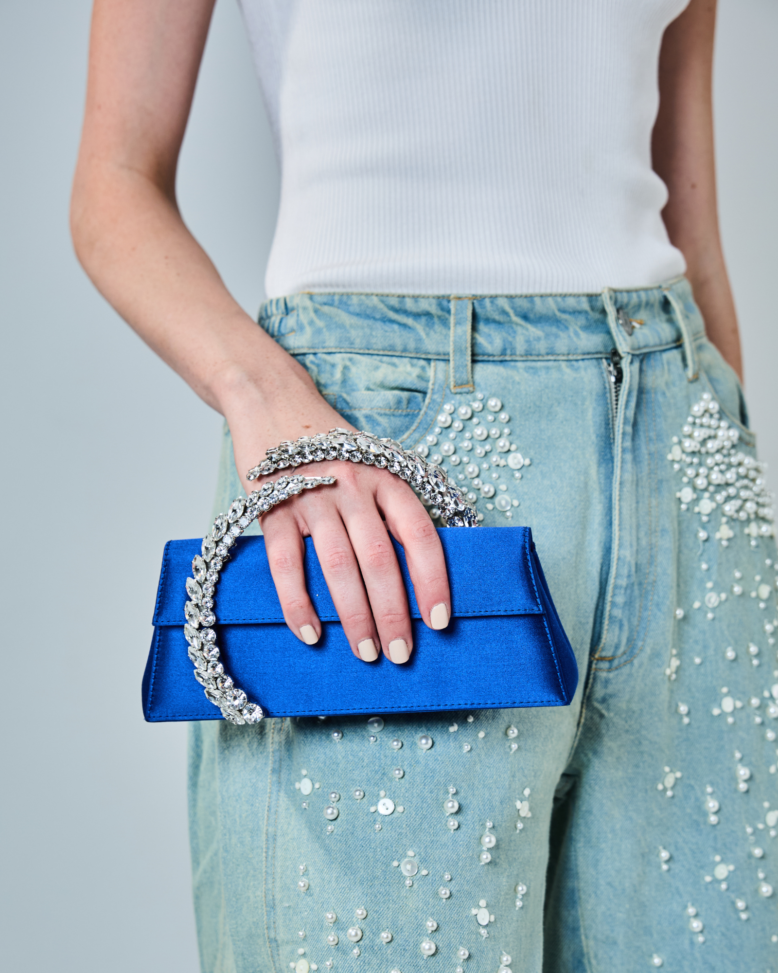 Electric Blue Karma Clutch
