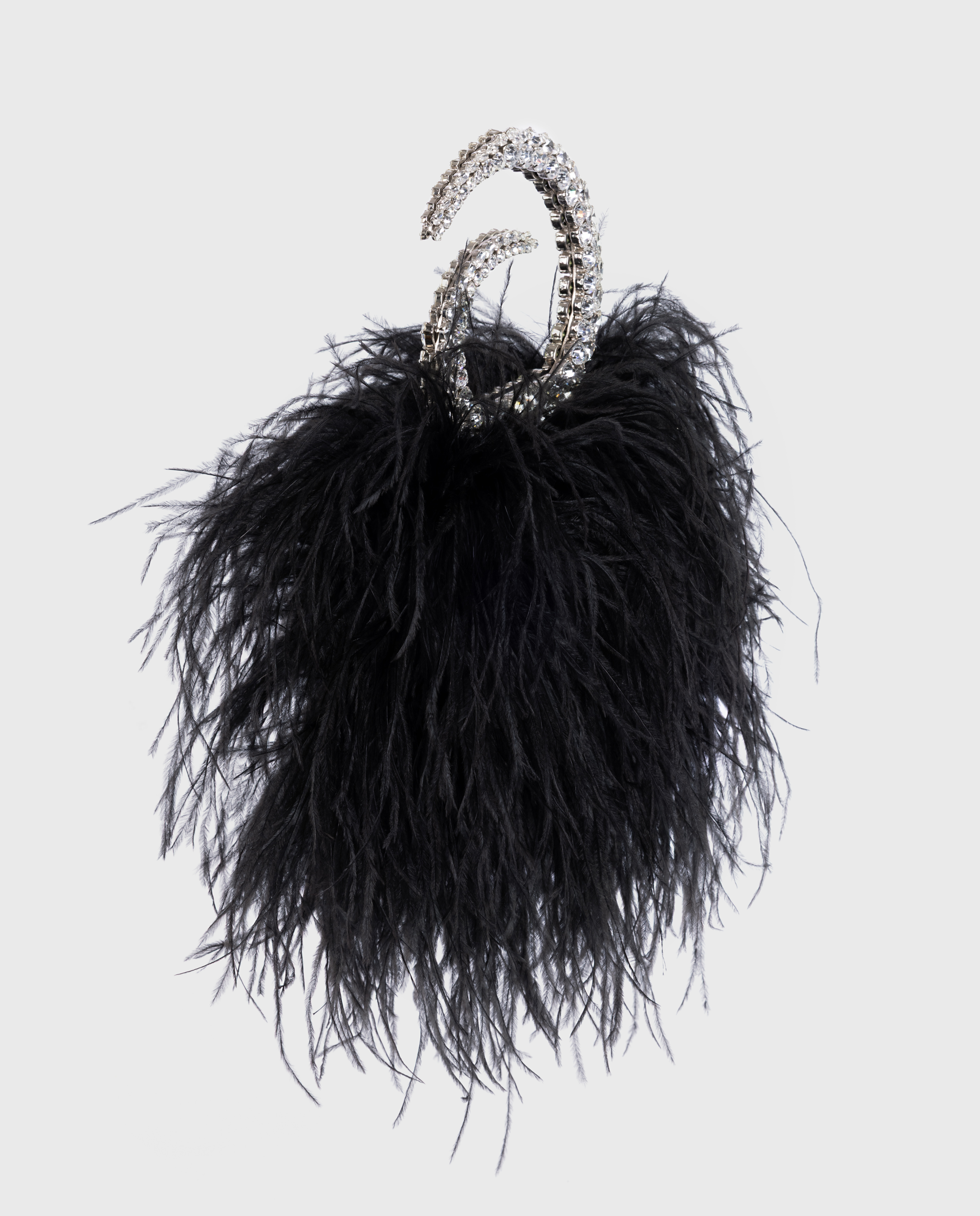 Black Karma Feather Pouch