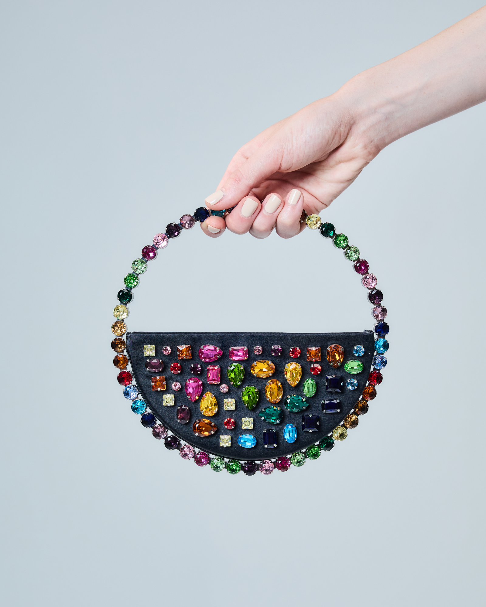 Rainbow Stones Eternity Clutch