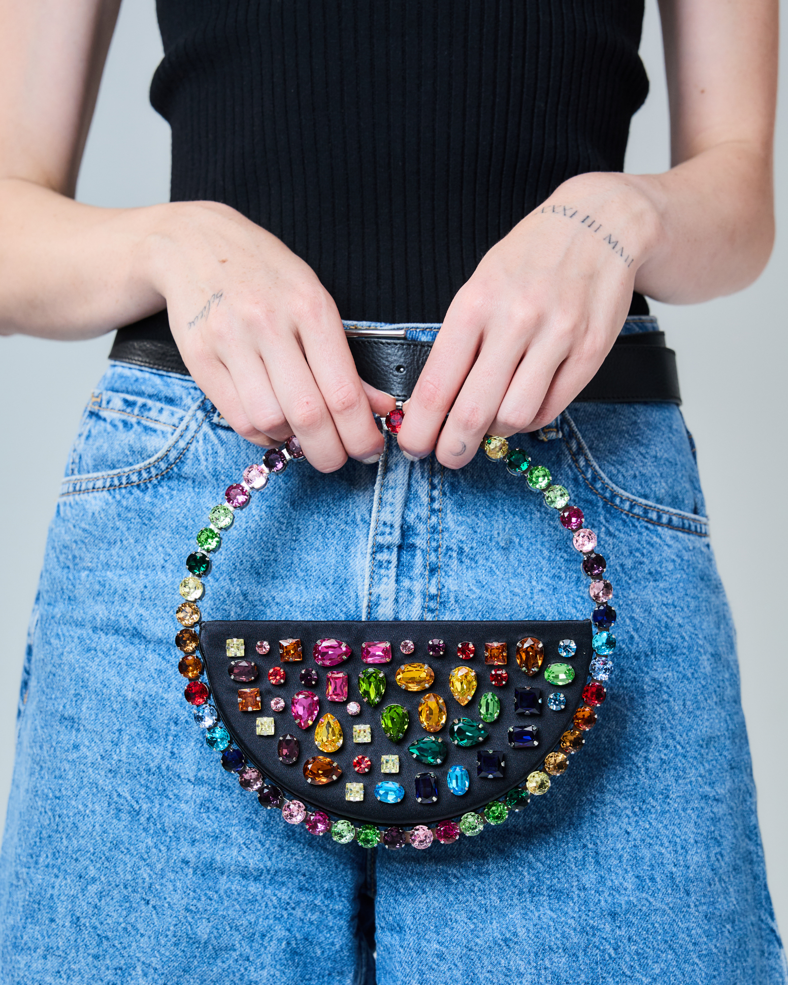 Rainbow Stones Eternity Clutch