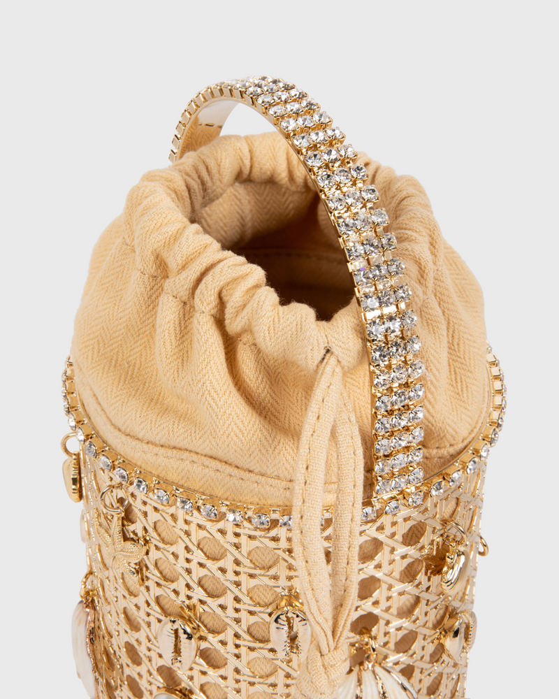 Amalfi Gold Bucket Bag