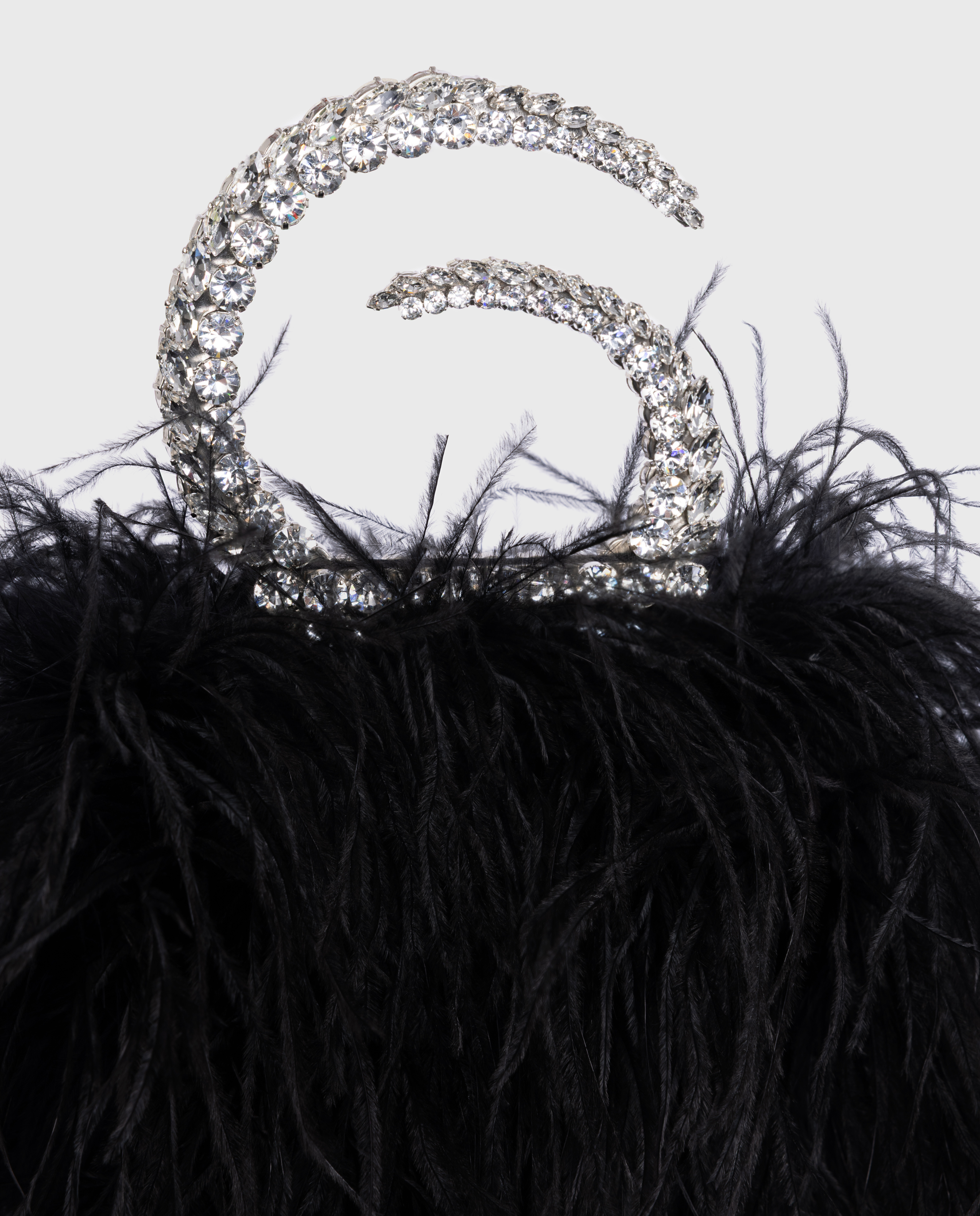 Black Karma Feather Pouch
