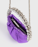 Purple Micro Eternity Clutch