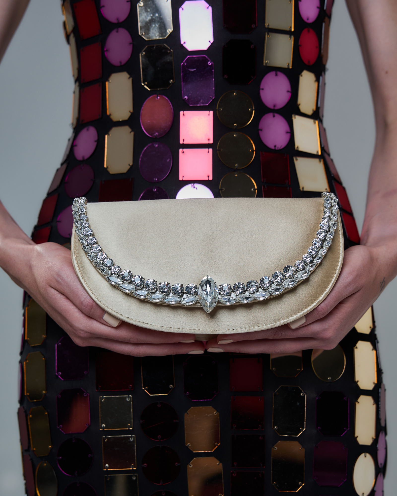 Champagne Riviera Clutch