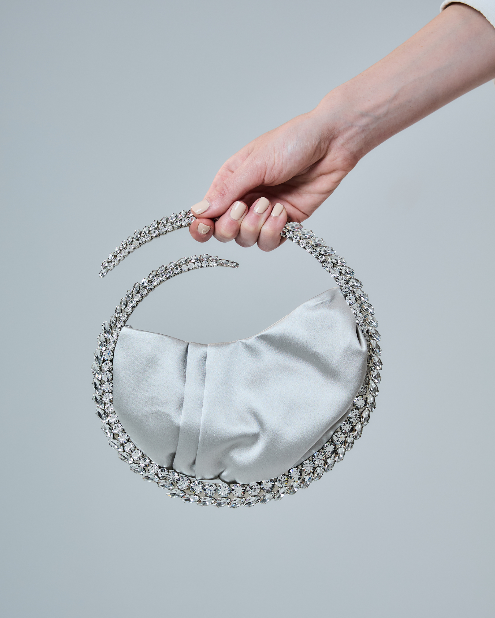 Silver Karma Eternity Clutch