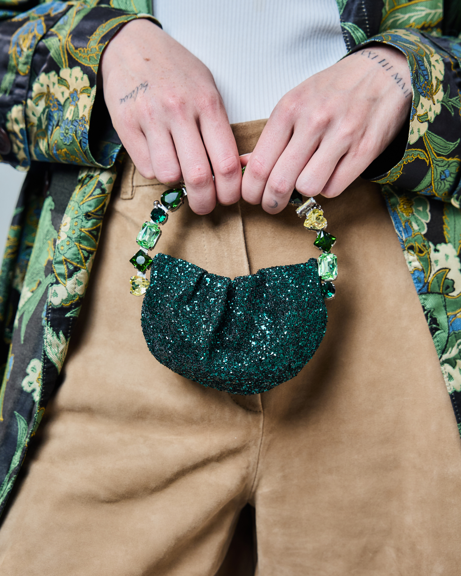 Emerald Micro Taliya Eternity Clutch