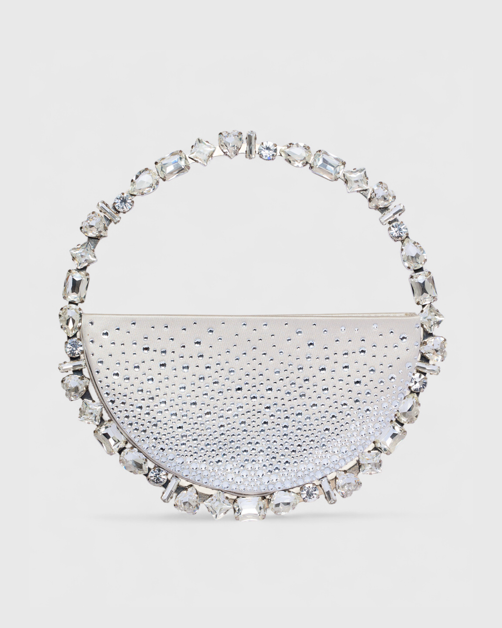 Silver Hotfix Taliya Eternity Clutch