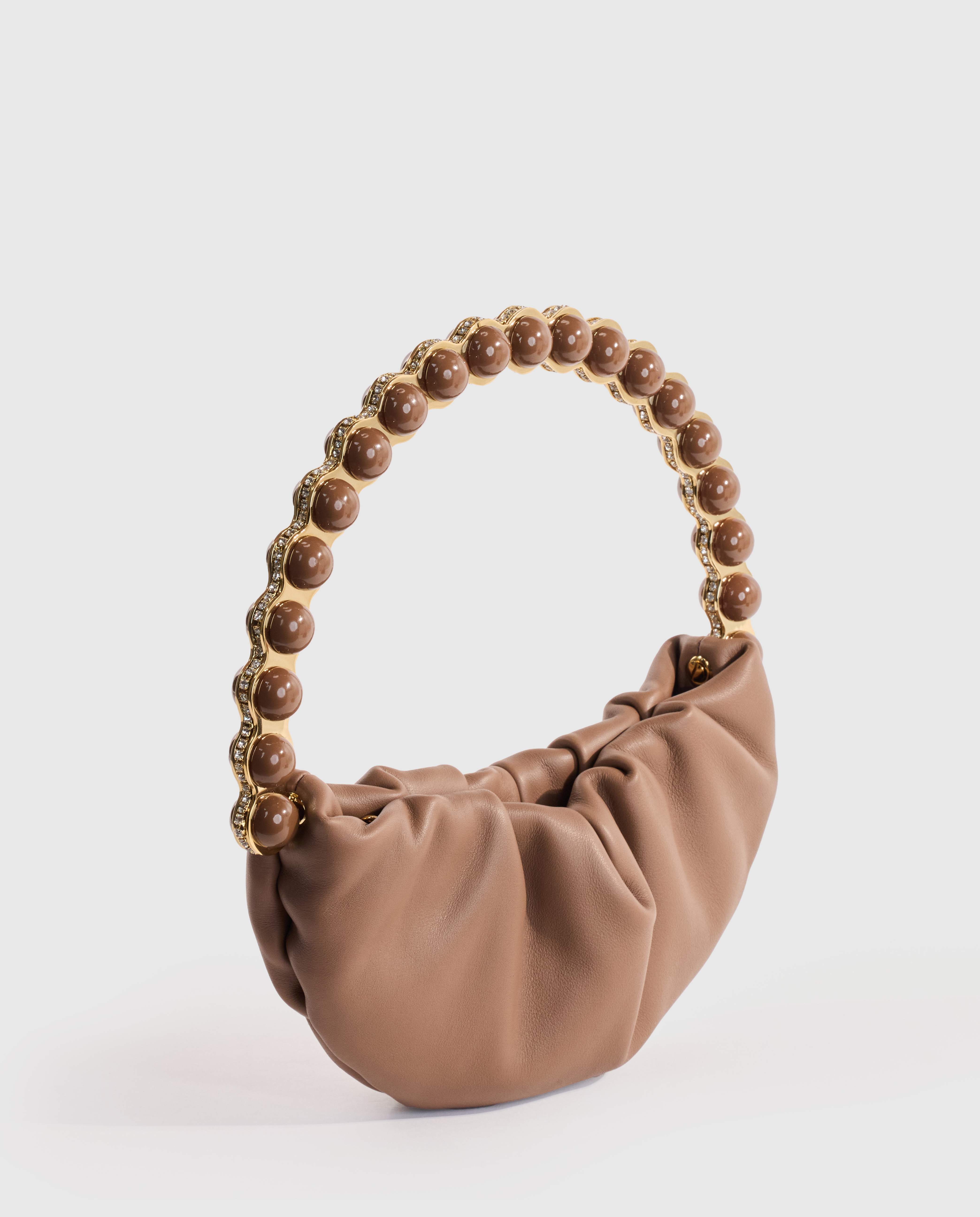 Brown Atom Moon Pouch
