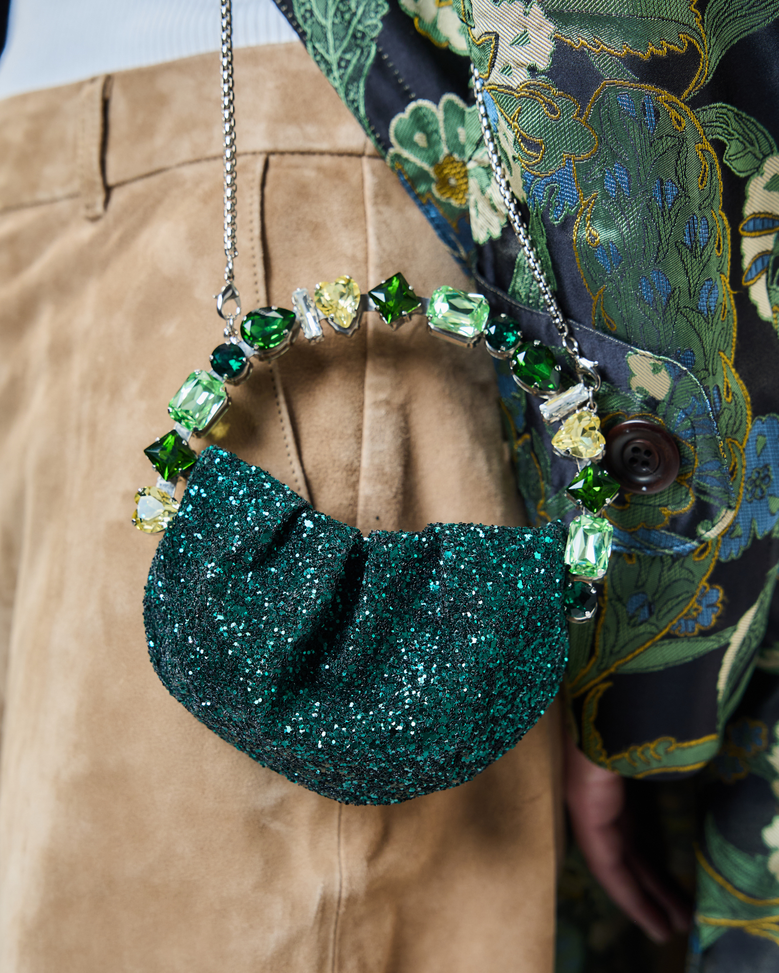 Emerald Micro Taliya Eternity Clutch