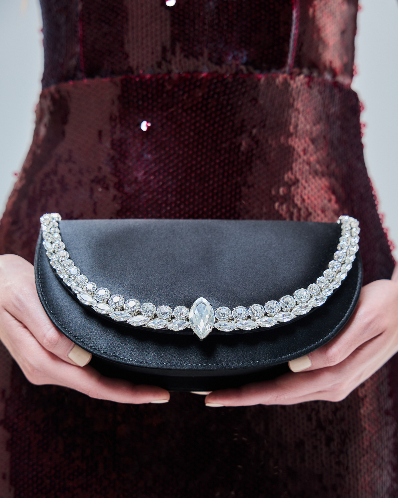 Black Riviera Clutch