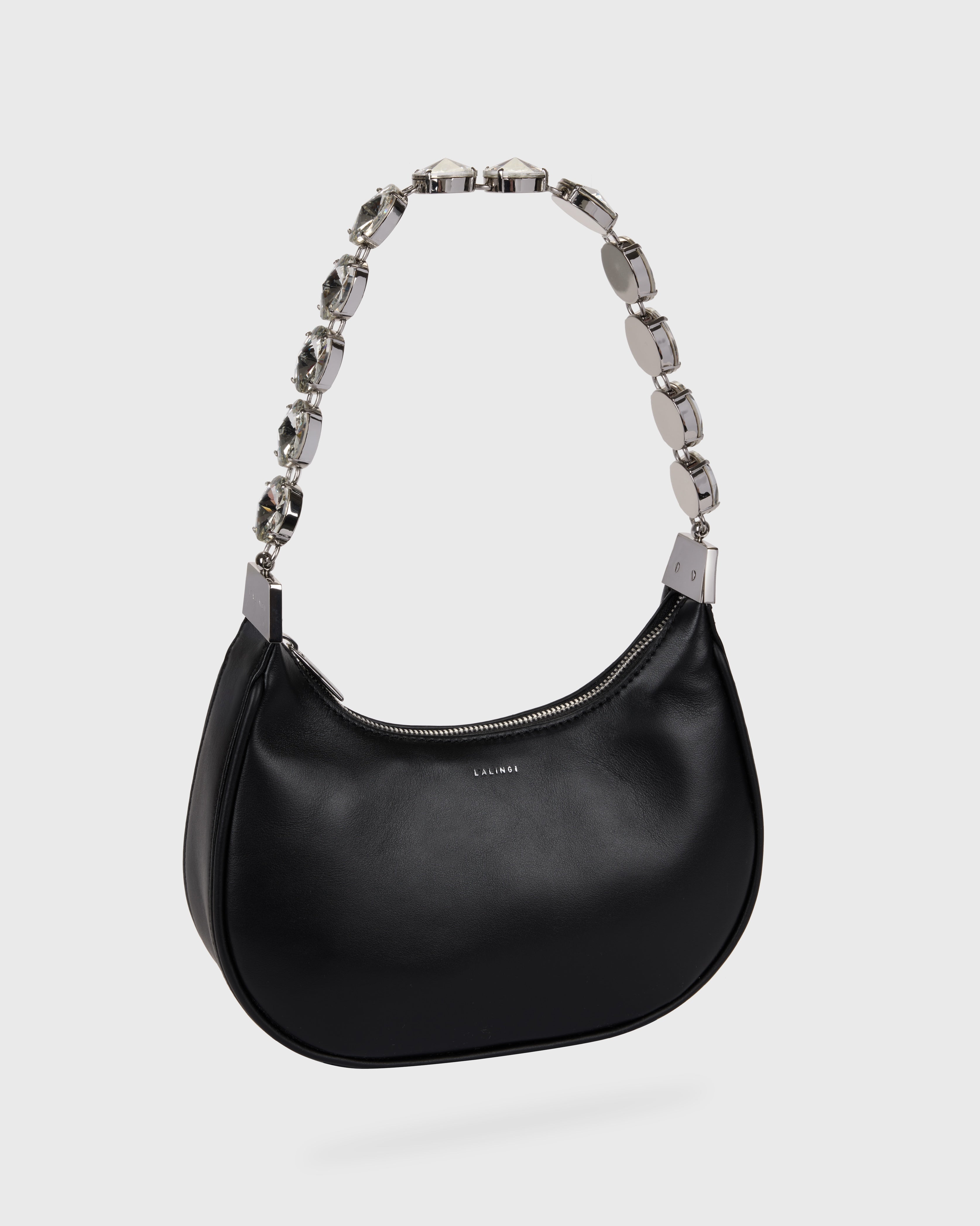 Black Leather Mimi Bag