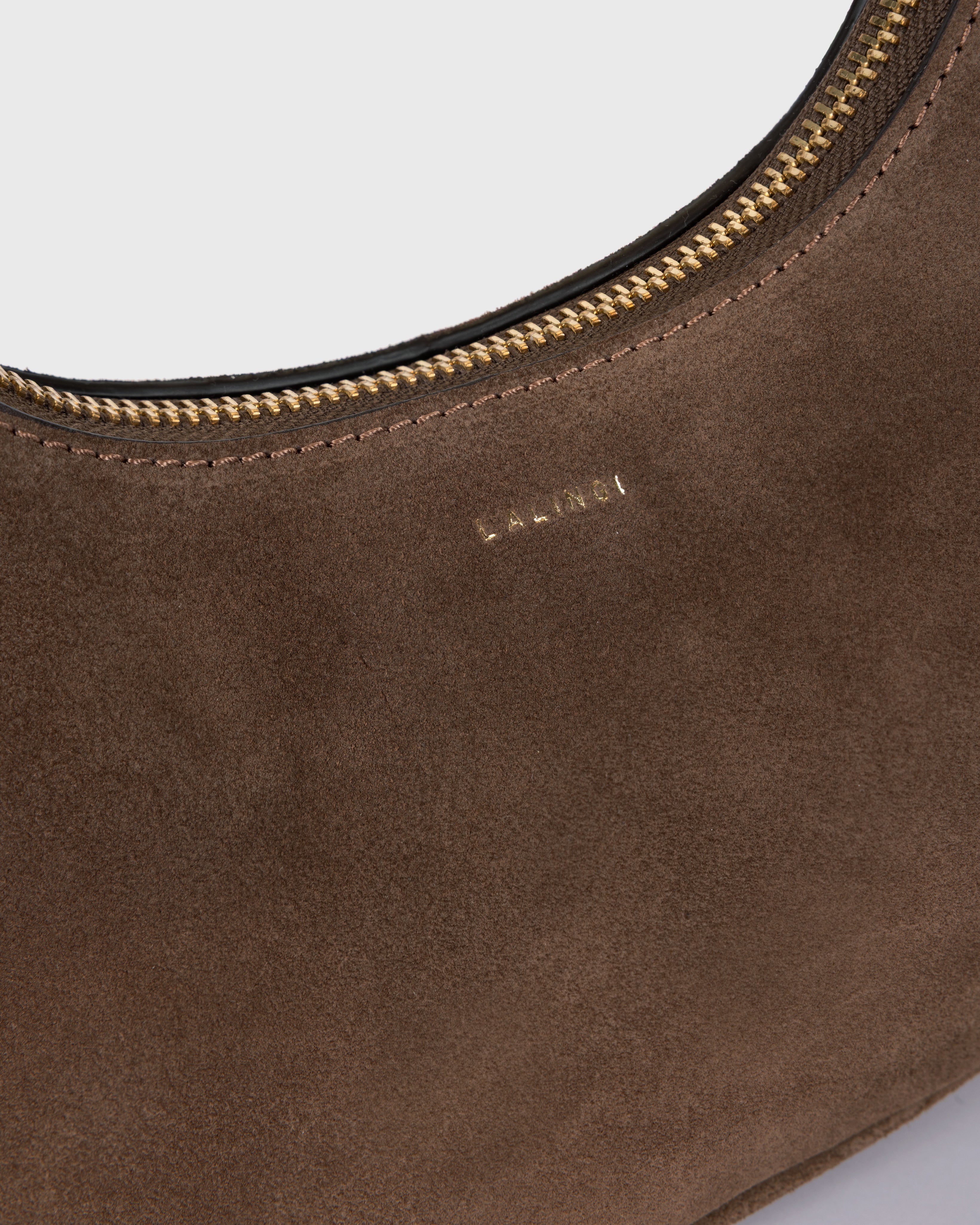 Brown Suede Mimi Bag