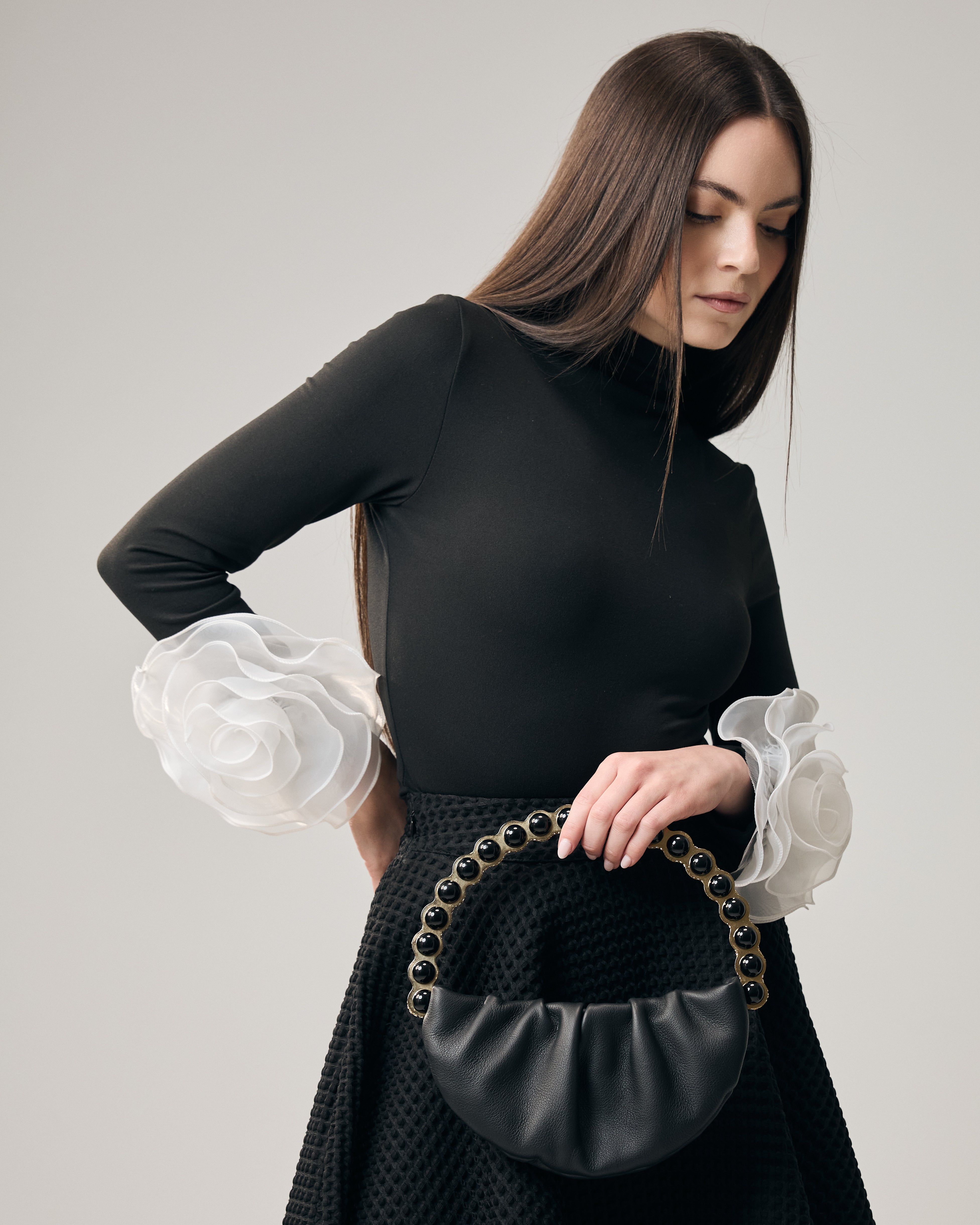 Black Atom Moon Pouch