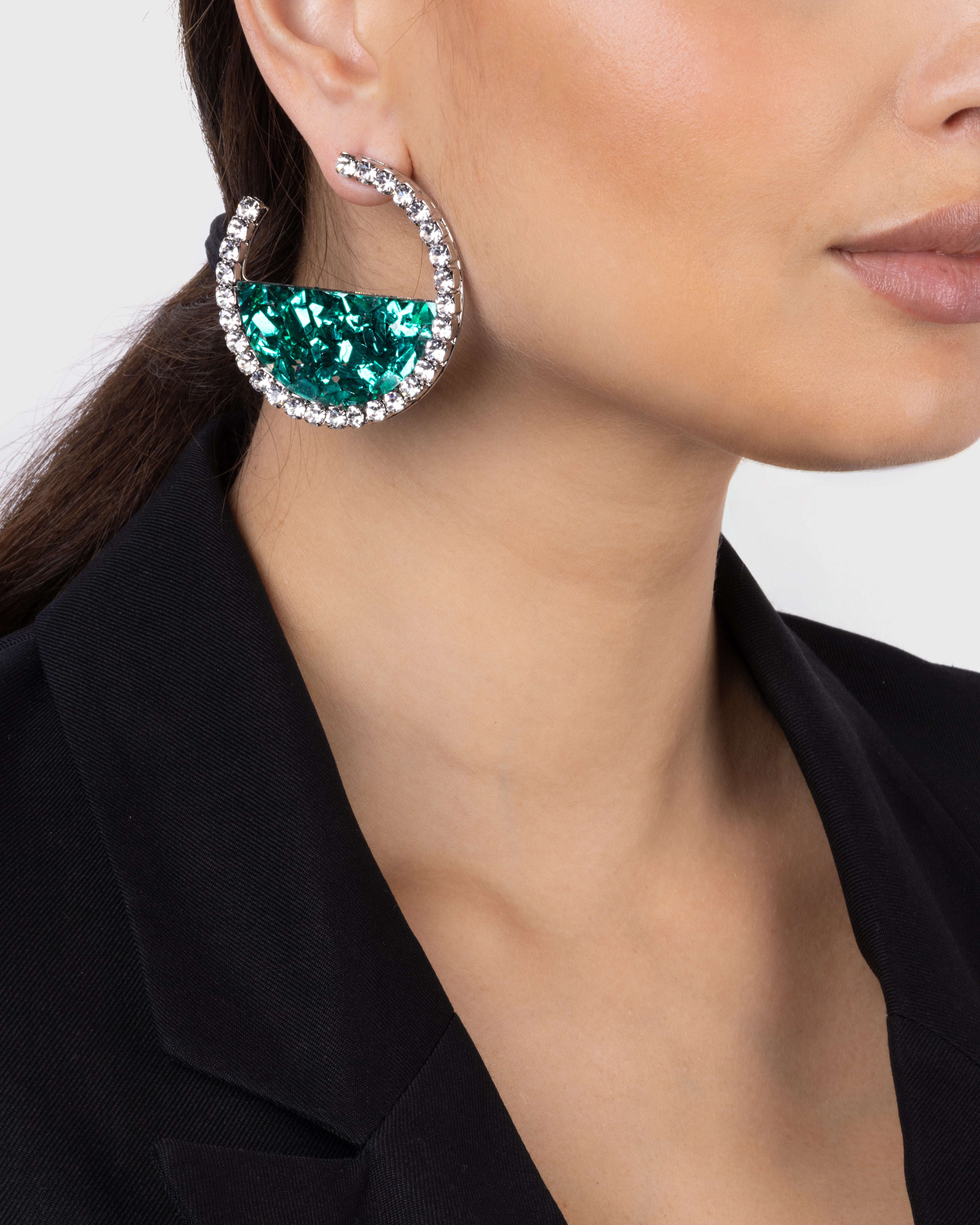 Emerald Eternity Earrings
