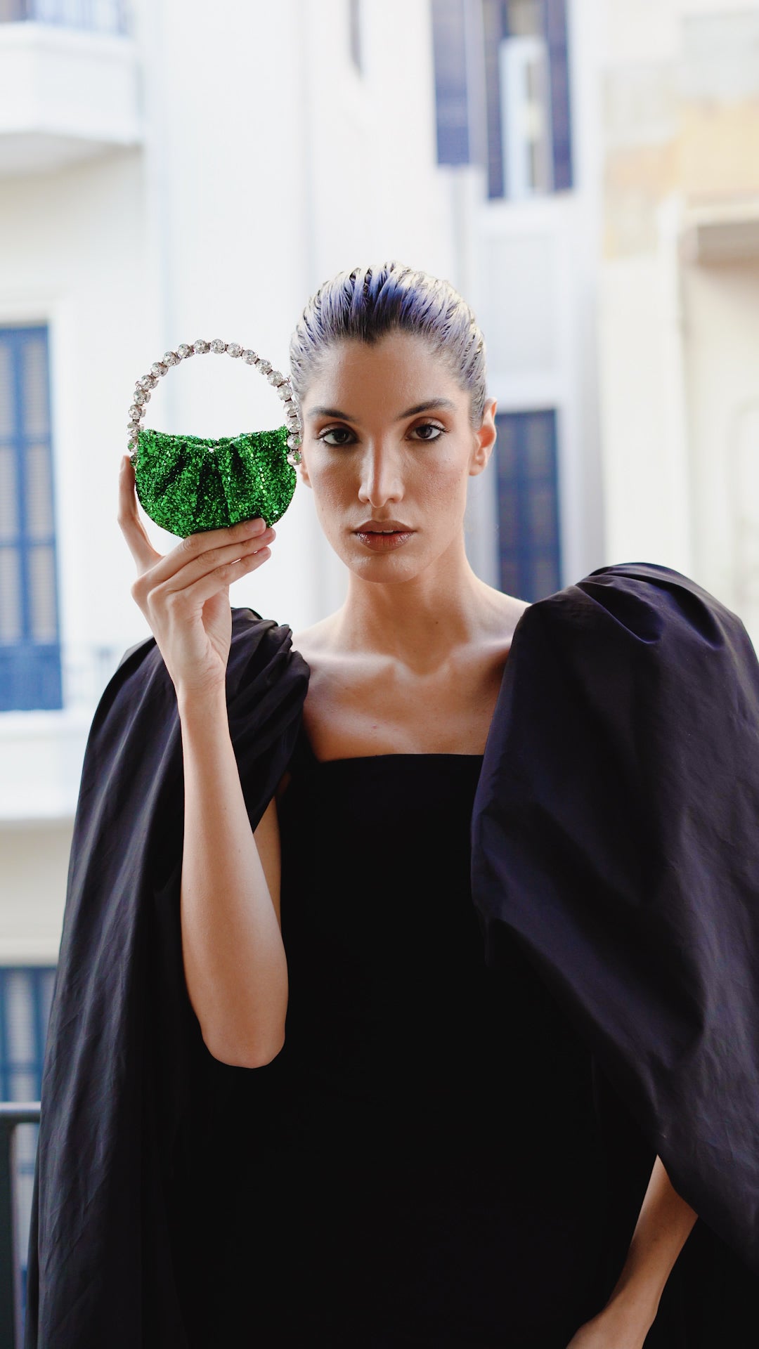 Emerald Micro Eternity Clutch