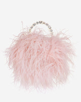 Light Pink Taliya Feather Pouch