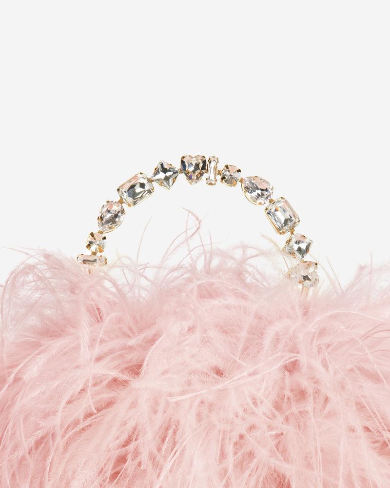Light Pink Taliya Feather Pouch