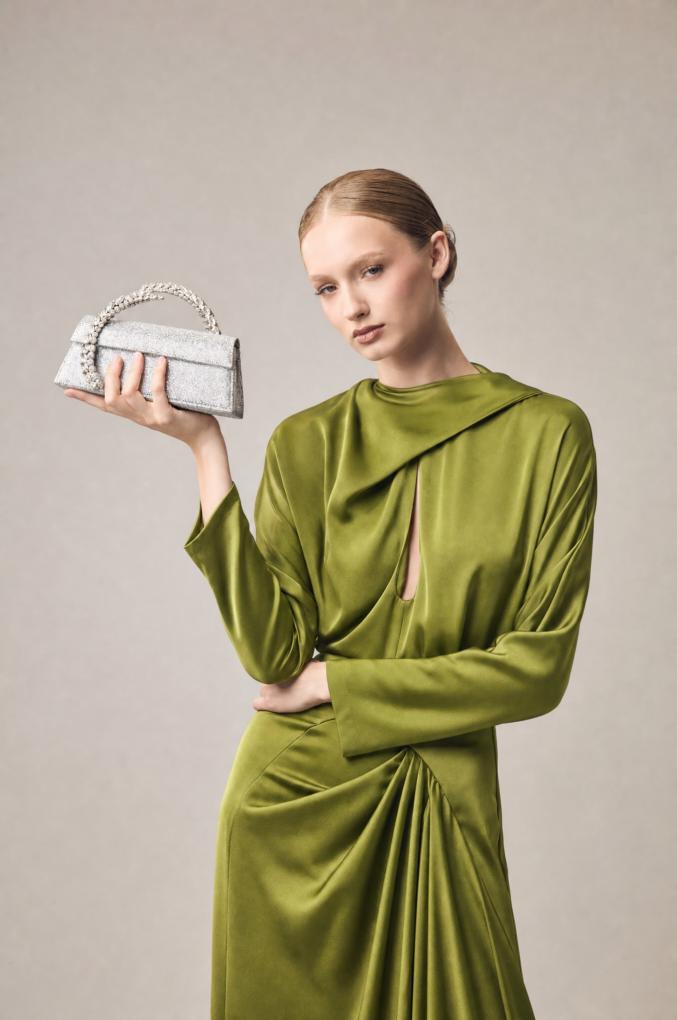 Glitter Lace Karma Clutch